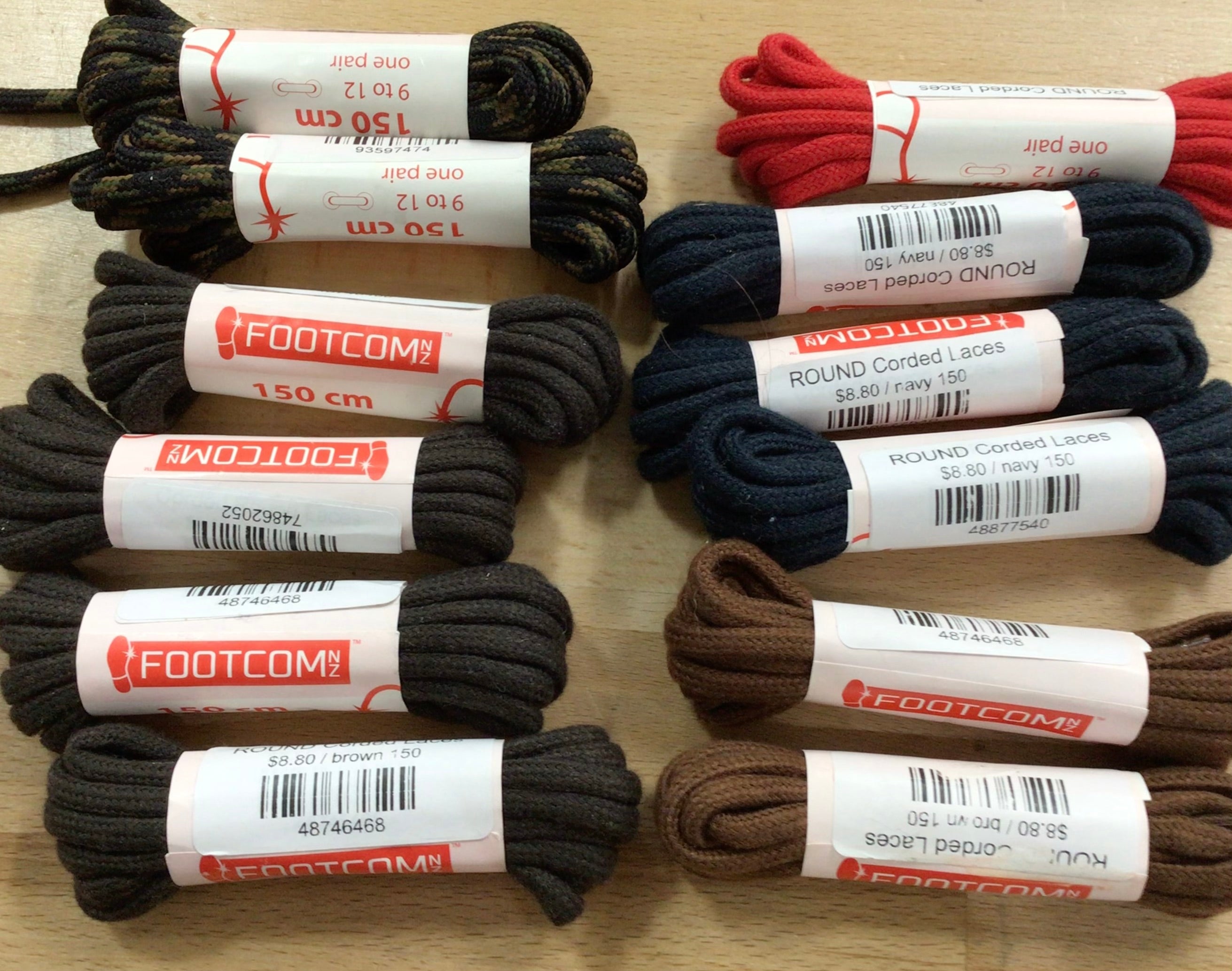 ROUND Corded Laces 150 cm