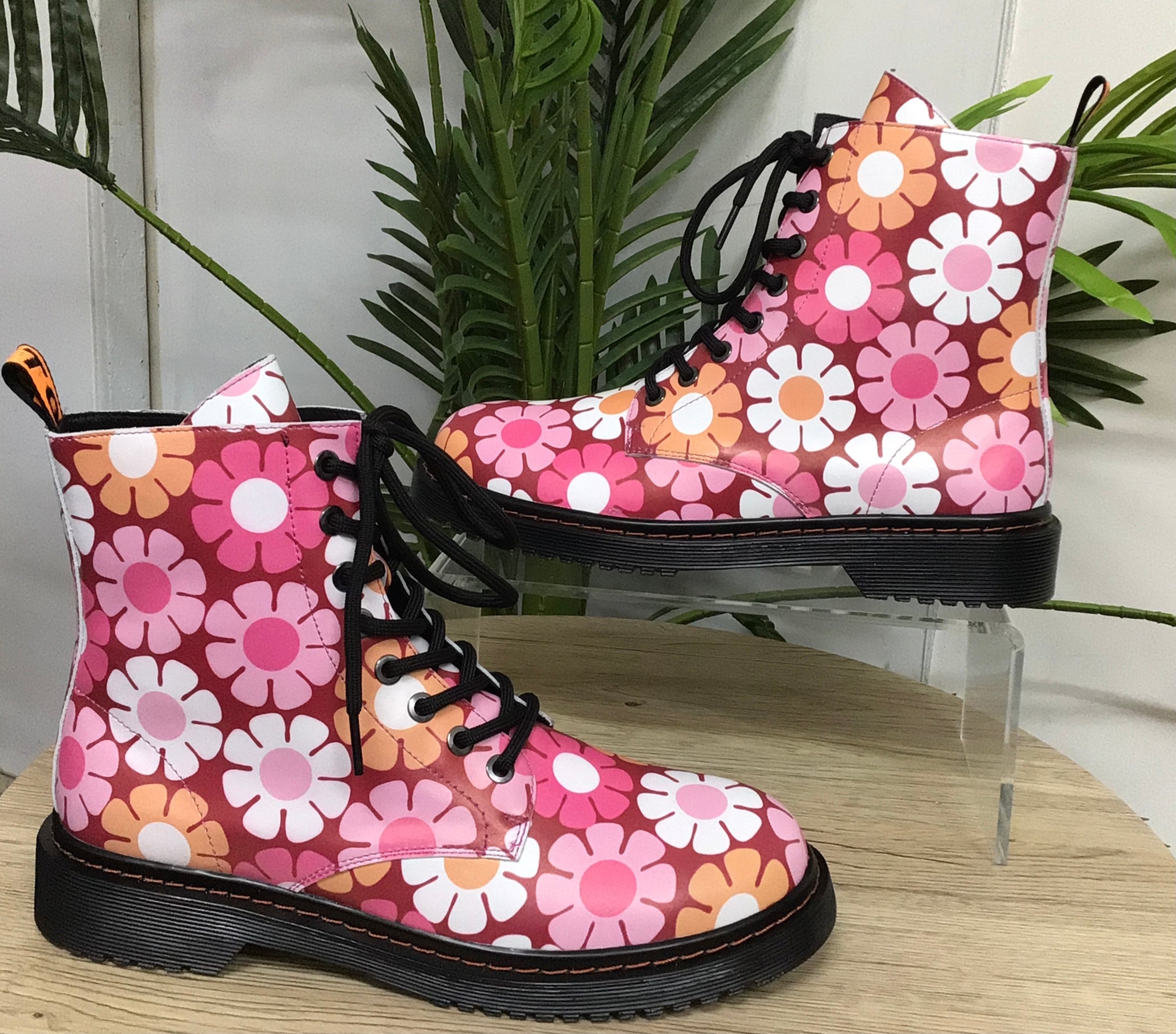 DEPTH Pink Floral Boot