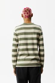 RECYCLED Stripe Long Sleeve Tee XL