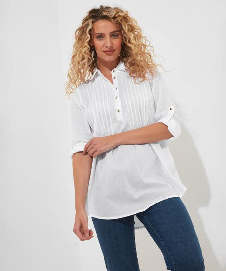 Simon's Summer Longline Blouse