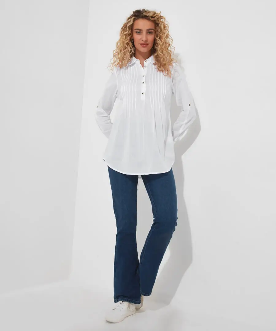 Simon's Summer Longline Blouse