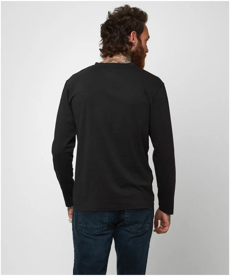 Distinctive Henley Long Sleeve Tee