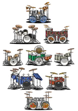 FAMOUS Drum Kits T-shirt