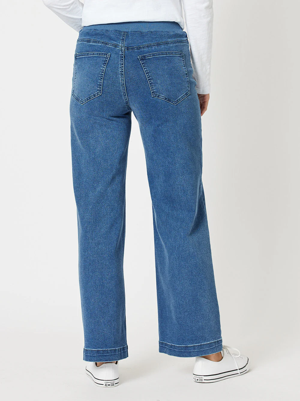 Maddy  Pull on Wide Leg Jean