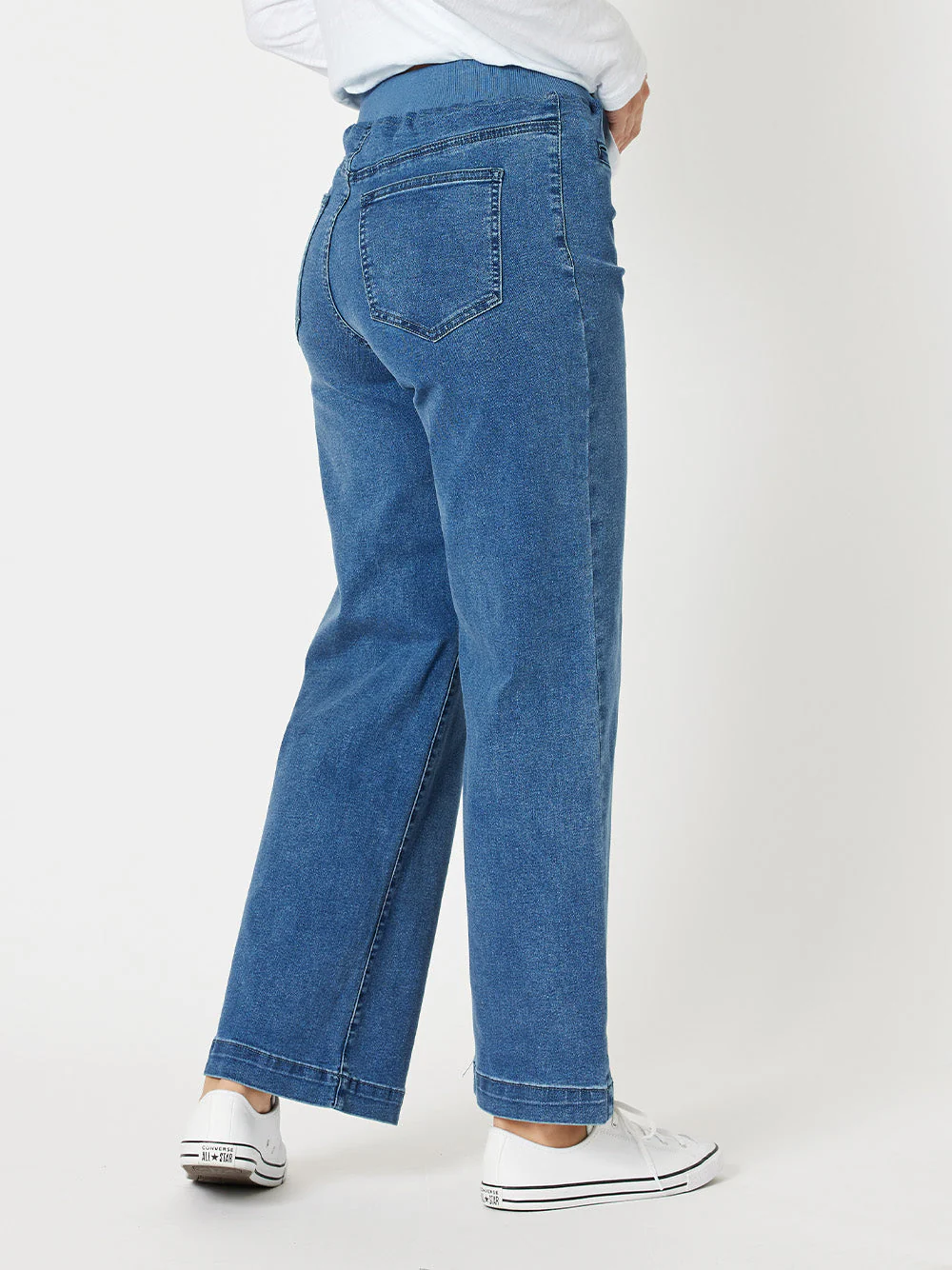 Maddy  Pull on Wide Leg Jean