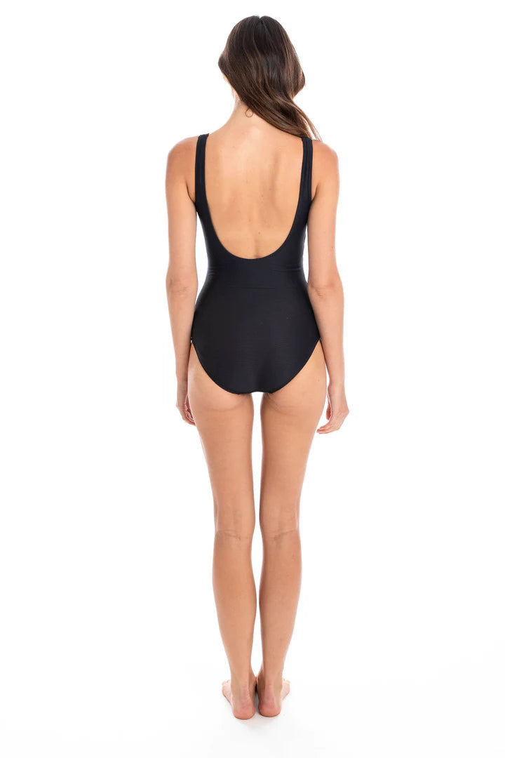 Textured Surplise Swimsuit