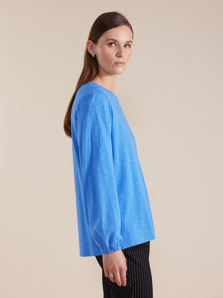 Gathered Sleeve Tee